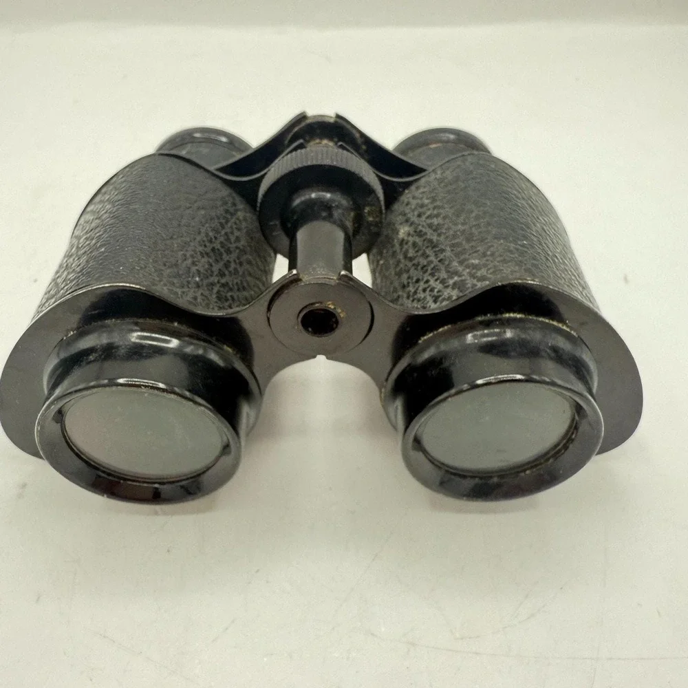 Vintage Opera Glasses Binoculars Black Metal  Trojan USA 1930s 1940s ~ 4.5